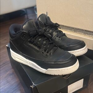 Jordan Black and White Sneakers with Iconic Design